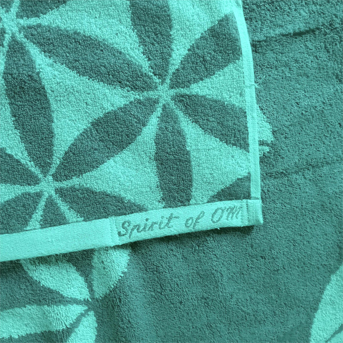 Liegetuch aus Biobaumwolle mit Edelsteinen- 88x198cm